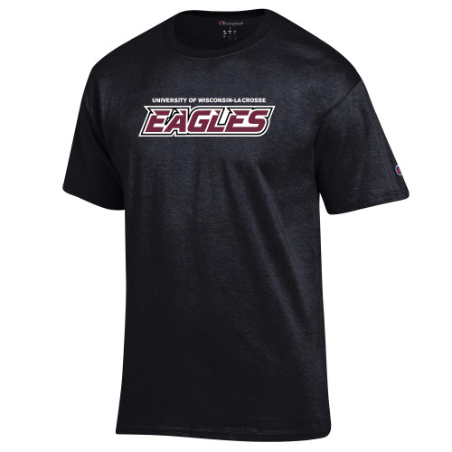  Champion Black T Shirt - UWL Eagles