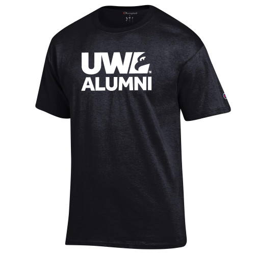  Champion Black T Shirt - UWL Alumni