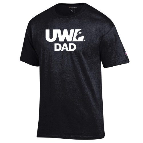  Champion Black T Shirt - UWL Dad