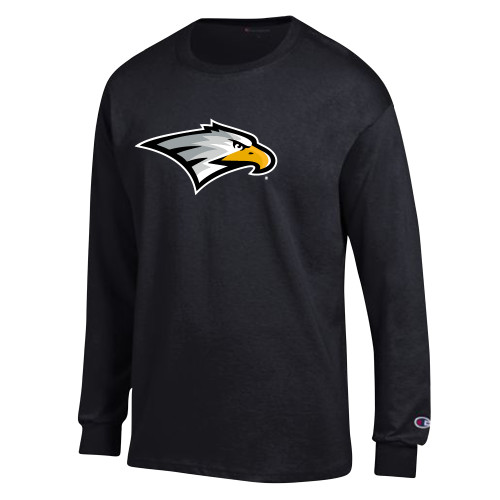  Champion Black Long Sleeve T Shirt - Eagle Head
