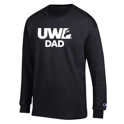  Champion Black Long Sleeve T Shirt - UWL Dad