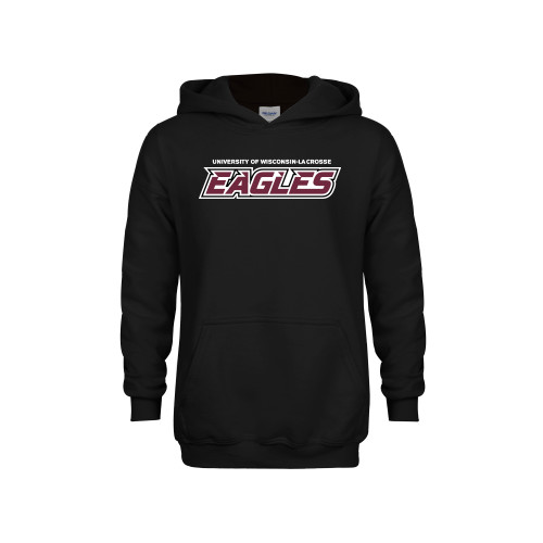  Youth Black Fleece Hoodie - UWL Eagles