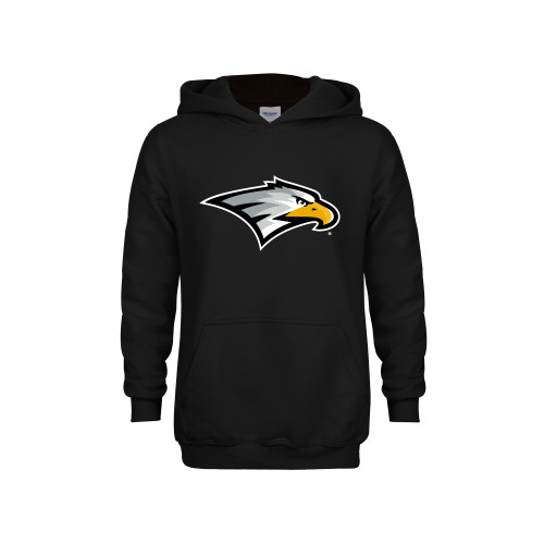  Youth Black Fleece Hoodie - Eagle Head