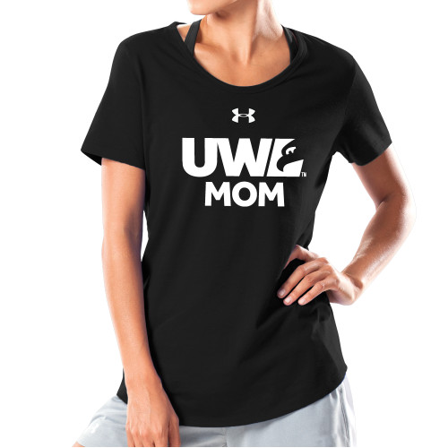  Under Armour Womens Black Charged Cotton Tee - UWL Mom
