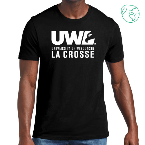 Wisconsin La Crosse Allmade Black Organic Cotton Tee