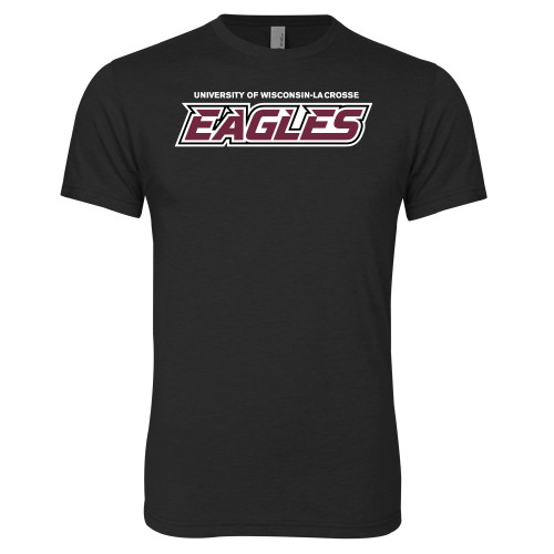  Next Level Black Triblend Tee - UWL Eagles