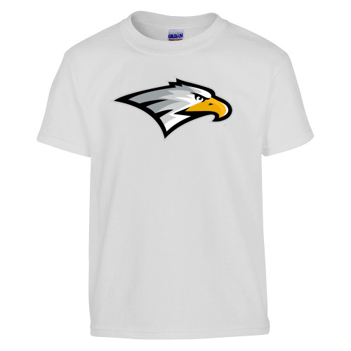  Youth White T Shirt - Eagle Head