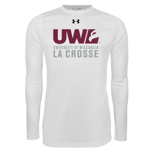 Main Image for  Under Armour White Long Sleeve Tech Tee