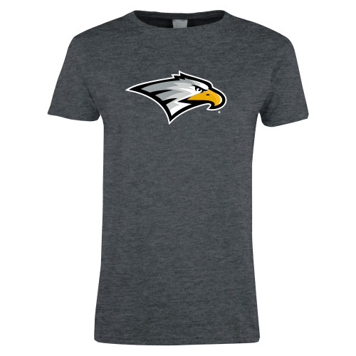  Womens Dark Heather Short Sleeve Tee - Eagle Head