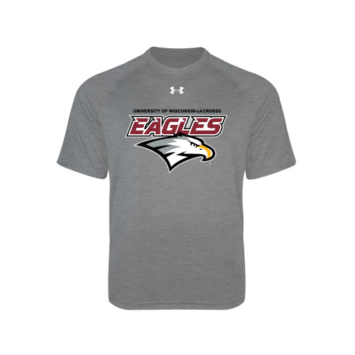  Under Armour Youth Grey Tech Tee - UWL Eagles Wordmark