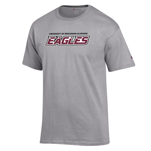  Champion Oxford Grey T Shirt - UWL Eagles