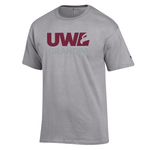  Champion Oxford Grey T Shirt - UWL Grandpa