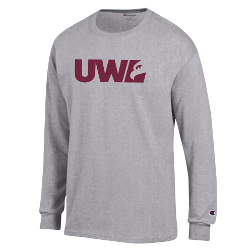 Main Image for  Champion Oxford Grey Long Sleeve T Shirt