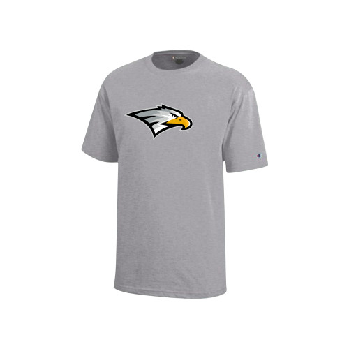  Champion Youth Grey Short Sleeve Tee - Eagle Head