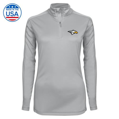  Syntrel Womens Platinum Interlock 1/4 Zip - Eagle Head