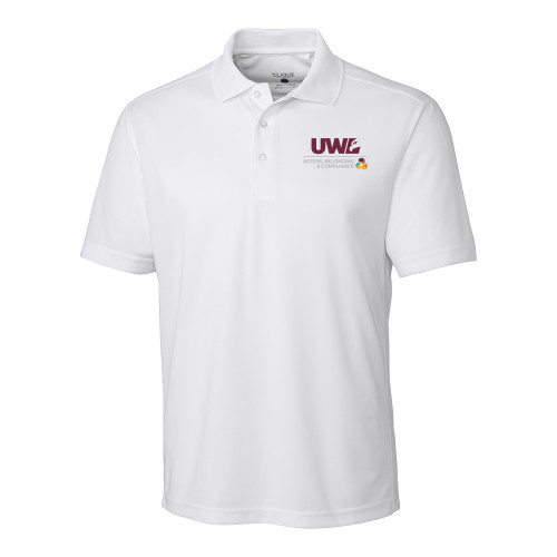  C&B White Clique Ice Pique Polo - Access Belonging and Compliance