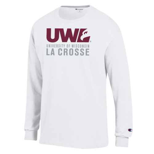 Main Image for  Champion White Long Sleeve T Shirt