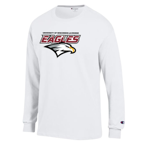 Main Image for  Champion White Long Sleeve T Shirt