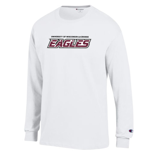 Main Image for  Champion White Long Sleeve T Shirt