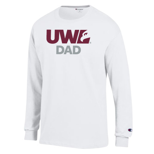 Main Image for  Champion White Long Sleeve T Shirt