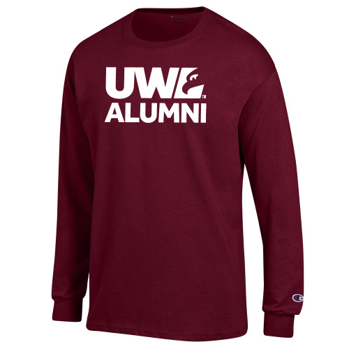 Main Image for  Champion Maroon Long Sleeve T Shirt