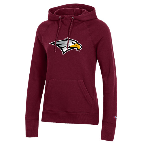  Champion Womens Maroon Pull Over Hood - Eagle Head