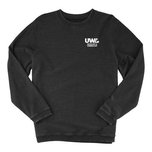  Boxercraft Womens Black Corded Crew - Sociology and Criminology