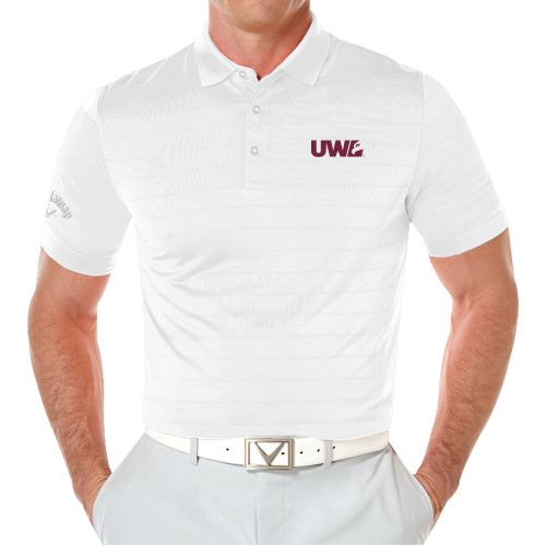  Callaway Opti Vent White Polo - UWL Spirit Mark