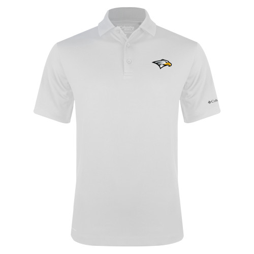  Columbia White Omni Wick Drive Polo - Eagle Head