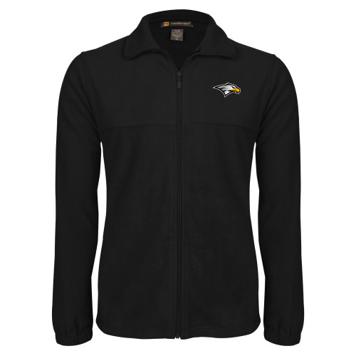  Black Fleece Full Zip Jacket - Eagle Head