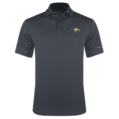  Columbia Charcoal Omni Wick Drive Polo - Eagle Head
