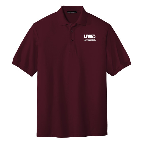 Maroon Silk Touch Polo - Political Science and Public Admin