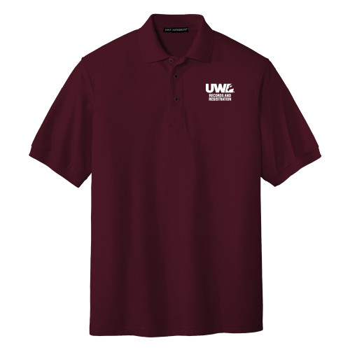  Maroon Silk Touch Polo - Records and Registration
