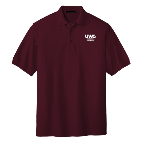  Maroon Silk Touch Polo - Sociology and Criminology