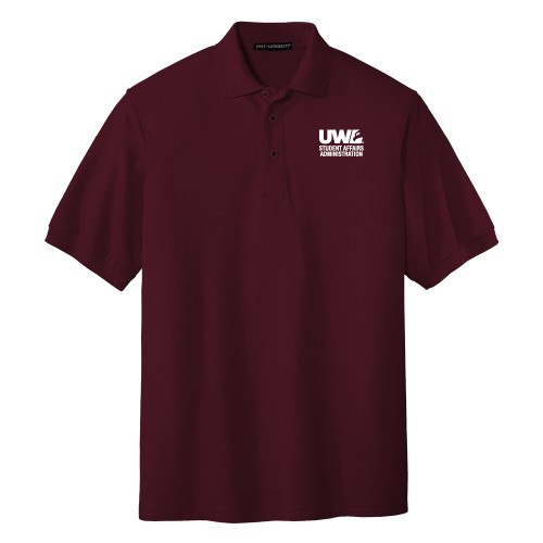  Maroon Silk Touch Polo - Student Affairs Administration