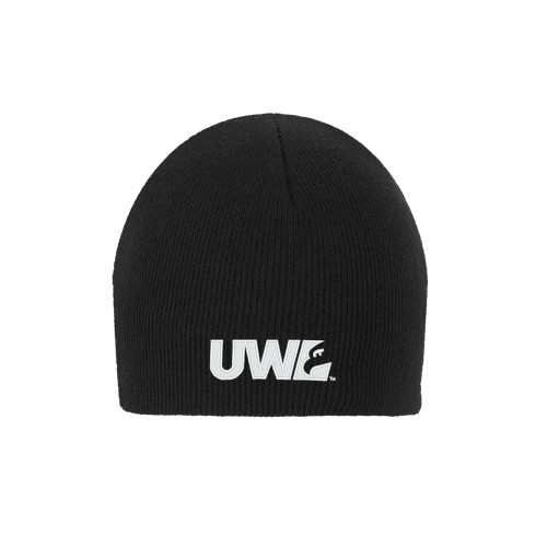  Black Knit Beanie - UWL Spirit Mark