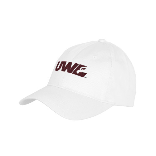  Youth White Pro Style Hat - UWL Spirit Mark