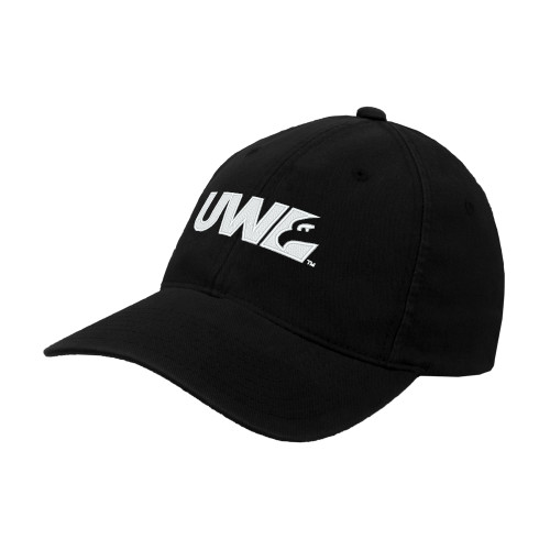  Black Flexfit Structured Low Profile Hat - UWL Spirit Mark