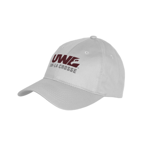  Youth Light Grey Pro Style Hat - UW La Crosse Spirit Mark