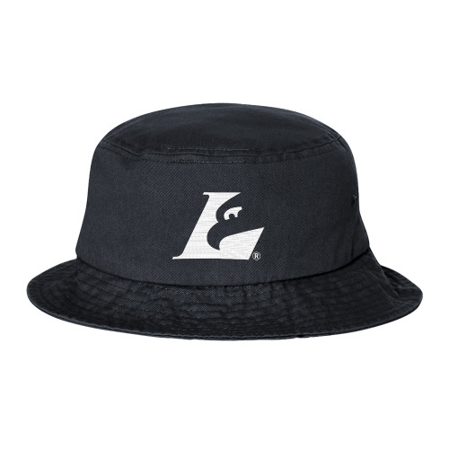  Sportsman Black Bucket Hat - Eagle L EMB