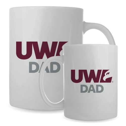  Full Color White Mug 15oz - UWL Dad