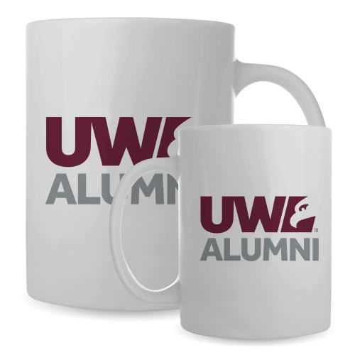  Full Color White Mug 15oz - UWL Alumni