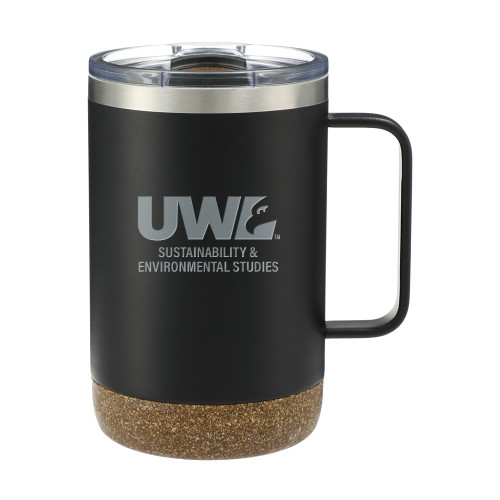  Valhalla Vacuum Insulated Camp Black Mug 14oz - Sustainability and Environmental Studies Engraved