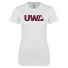 Thumbnail image for  Next Level Womens White Boyfriend Tee