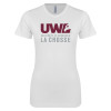 Thumbnail image for  Next Level Womens White Boyfriend Tee