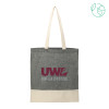 Thumbnail image for  Split Recycled Black Cotton Twill Convention Tote
