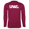 Thumbnail image for  Maroon Performance Long Sleeve Shirt