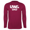 Thumbnail image for  Maroon Performance Long Sleeve Shirt
