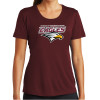 Thumbnail image for  Womens Maroon Performance Short Sleeve Tee