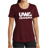 Thumbnail image for  Womens Maroon Performance Short Sleeve Tee